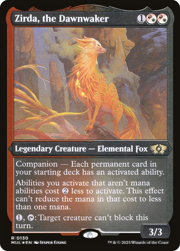 Zirda, the Dawnwaker (Foil Etched) [Multiverse Legends] | Magic Magpie