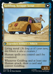 Goldbug, Humanity's Ally // Goldbug, Scrappy Scout [Universes Beyond: Transformers] | Magic Magpie
