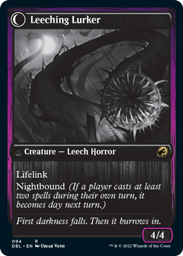 Curse of Leeches // Leeching Lurker [Innistrad: Double Feature] | Magic Magpie