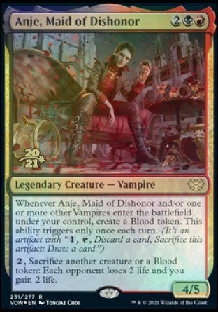 Anje, Maid of Dishonor [Innistrad: Crimson Vow Prerelease Promos] | Magic Magpie