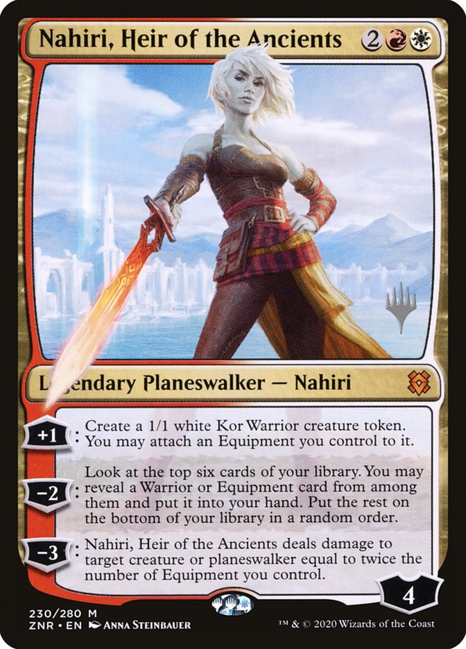 Nahiri, Heir of the Ancients (Promo Pack) [Zendikar Rising Promos] | Magic Magpie