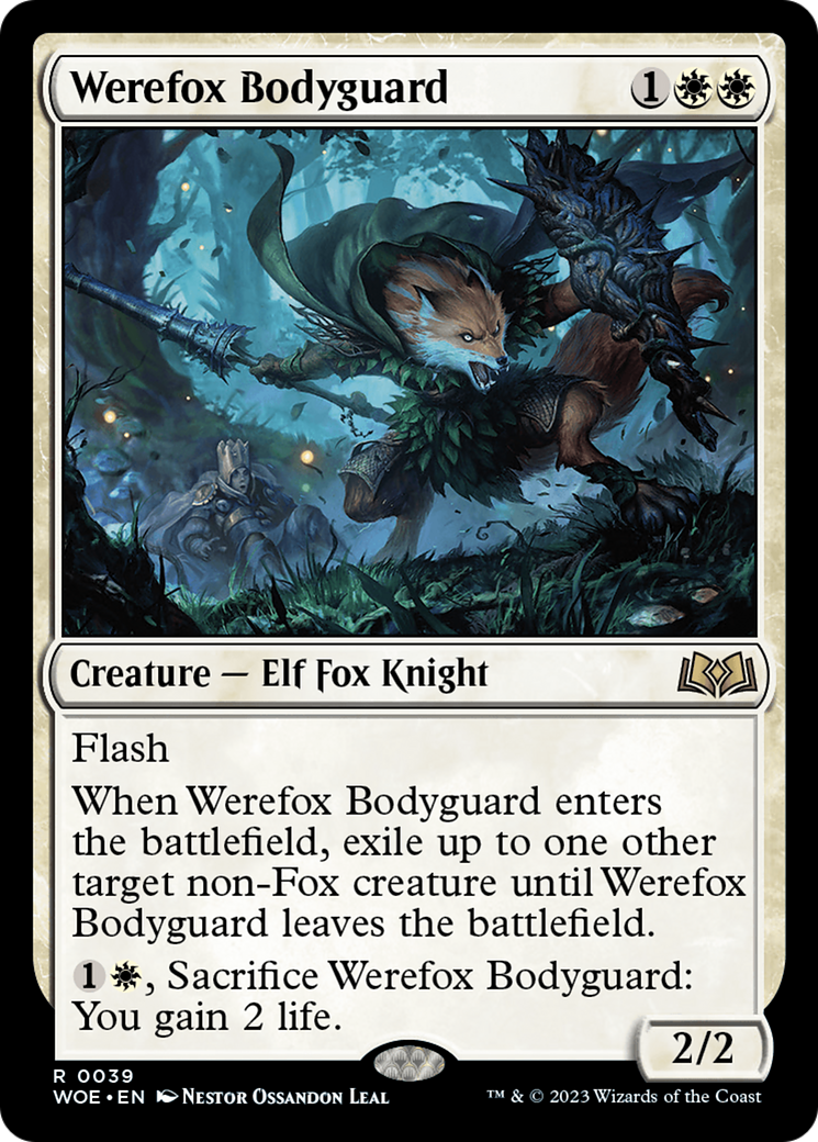Werefox Bodyguard [Wilds of Eldraine] | Magic Magpie