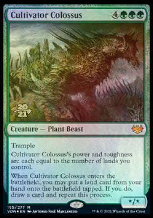 Cultivator Colossus [Innistrad: Crimson Vow Prerelease Promos] | Magic Magpie