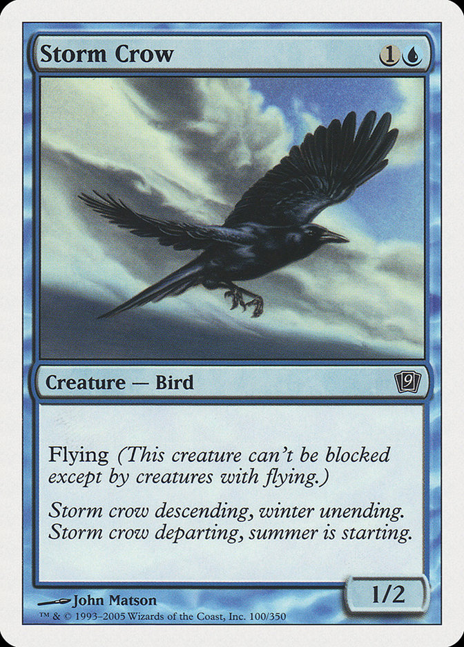 Storm Crow [Ninth Edition] | Magic Magpie