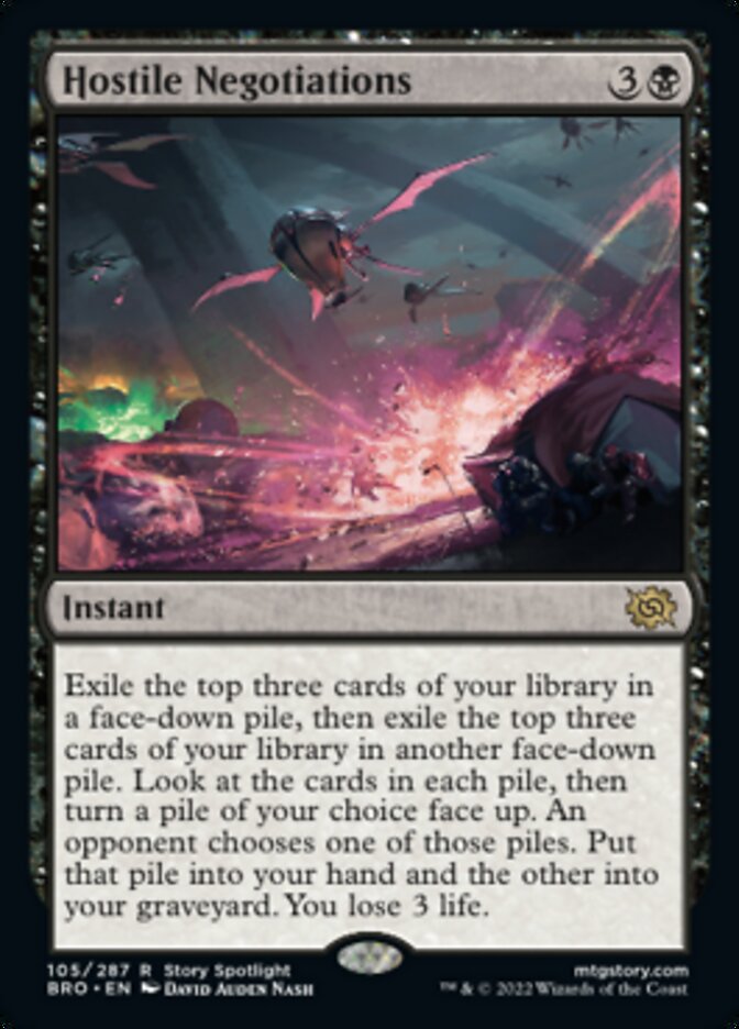 Hostile Negotiations [The Brothers' War] | Magic Magpie