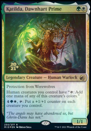 Katilda, Dawnhart Prime [Innistrad: Midnight Hunt Prerelease Promos] | Magic Magpie