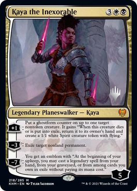 Kaya the Inexorable [Kaldheim Promo Pack] | Magic Magpie