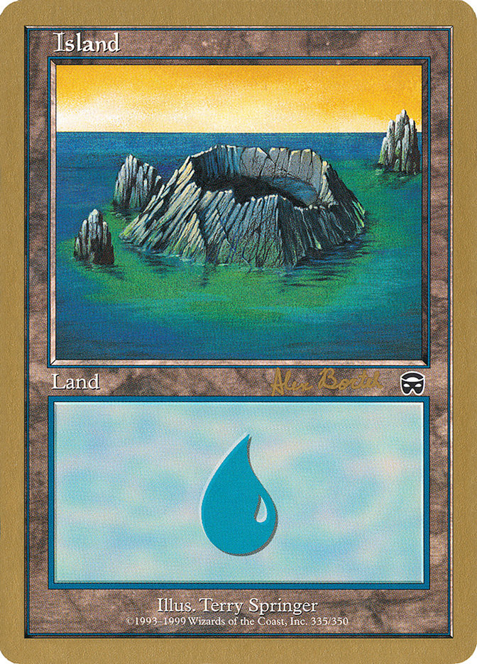 Island (ab335) (Alex Borteh) [World Championship Decks 2001] | Magic Magpie