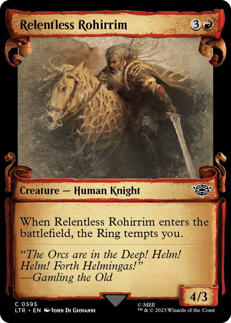 Relentless Rohirrim [The Lord of the Rings: Tales of Middle-Earth Showcase Scrolls] | Magic Magpie