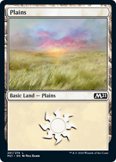 Plains (261) [Core Set 2021] | Magic Magpie