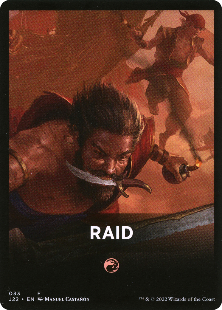 Raid Theme Card [Jumpstart 2022 Front Cards] | Magic Magpie