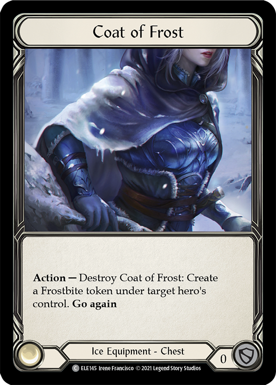 Coat of Frost [ELE145] (Tales of Aria)  1st Edition Cold Foil | Magic Magpie