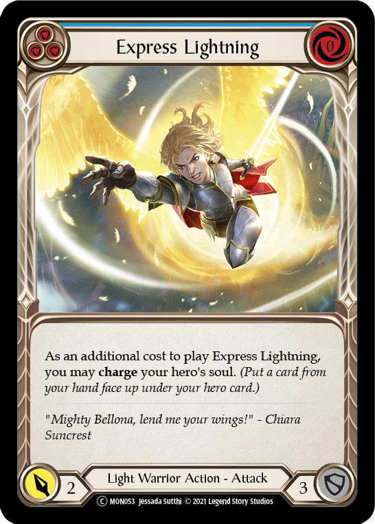 Express Lightning (Blue) [U-MON053] Unlimited Normal | Magic Magpie