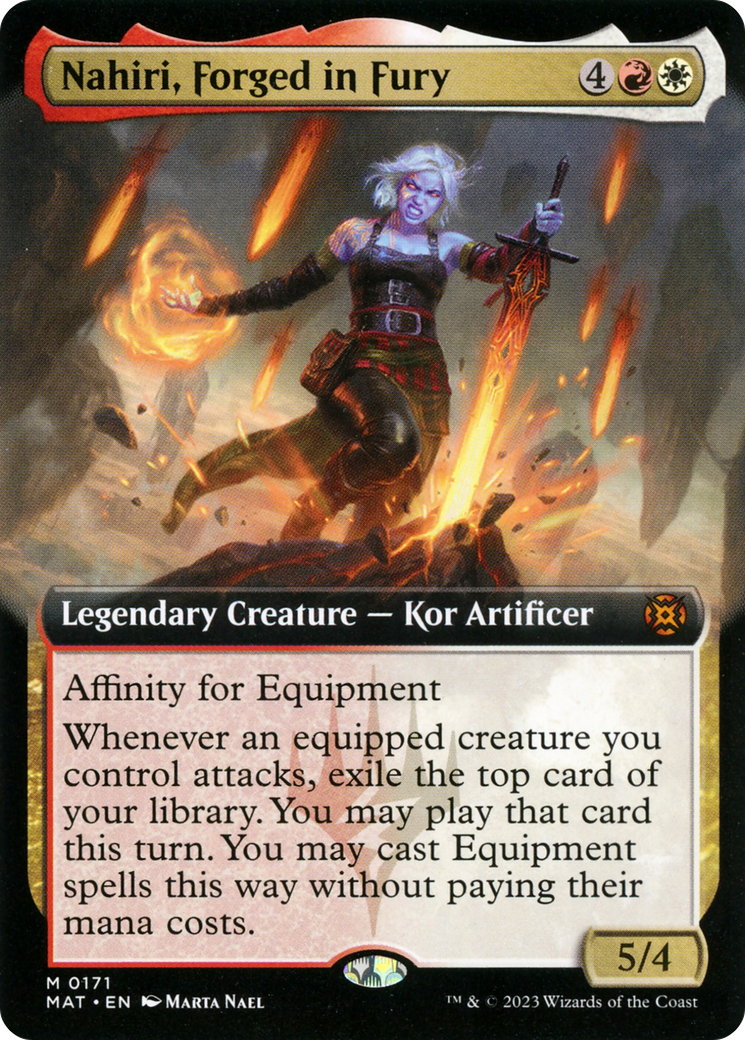 Nahiri, Forged in Fury (Extended Art) [March of the Machine: The Aftermath] | Magic Magpie