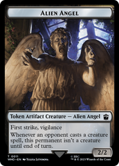 Alien Angel // Food (0025) Double-Sided Token [Doctor Who Tokens] | Magic Magpie