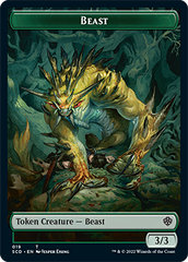 Beast // Beast Double-Sided Token [Starter Commander Decks] | Magic Magpie