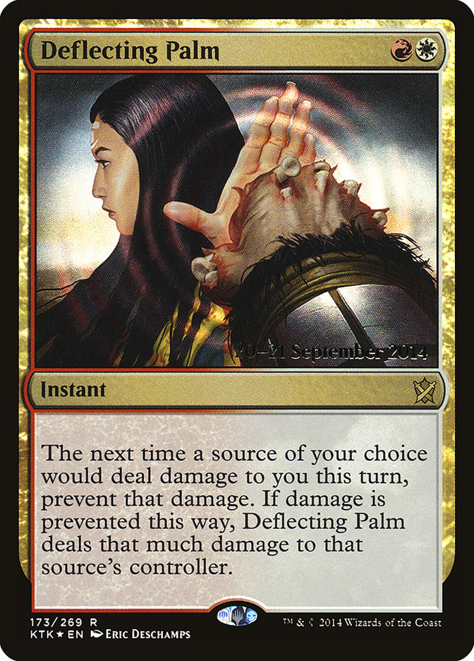Deflecting Palm  [Khans of Tarkir Prerelease Promos] | Magic Magpie