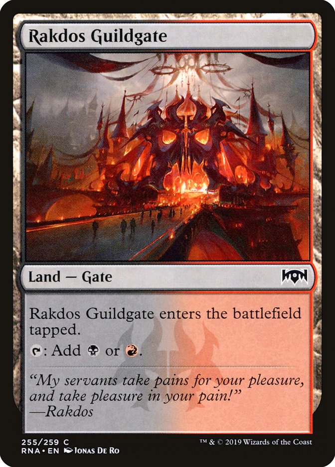Rakdos Guildgate (255/259) [Ravnica Allegiance] | Magic Magpie