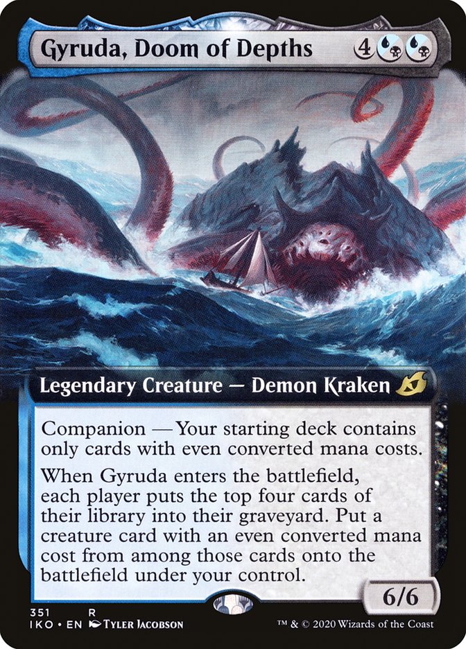 Gyruda, Doom of Depths (Extended Art) [Ikoria: Lair of Behemoths] | Magic Magpie