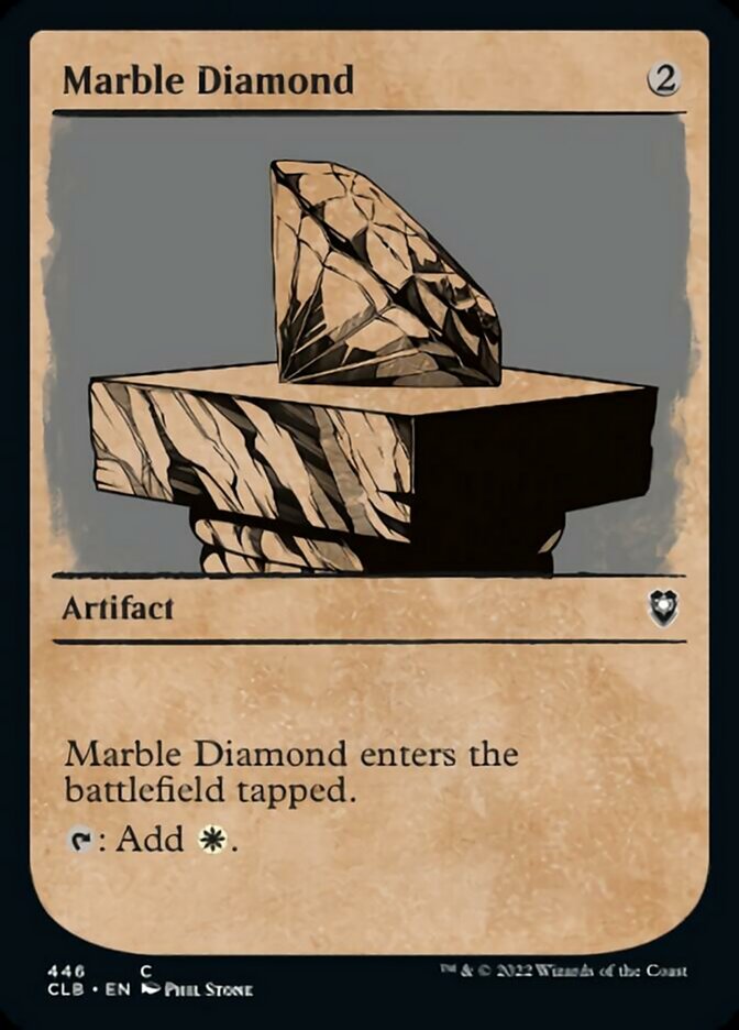 Marble Diamond (Showcase) [Commander Legends: Battle for Baldur's Gate] | Magic Magpie