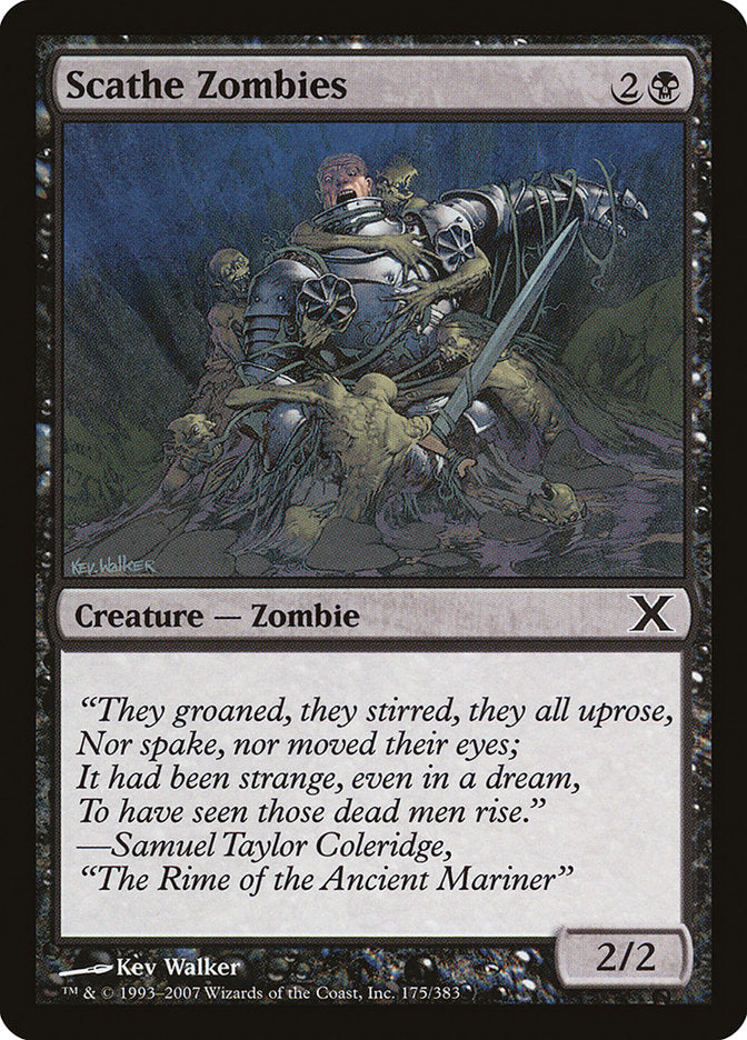 Scathe Zombies [Tenth Edition] | Magic Magpie