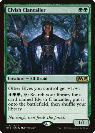 Elvish Clancaller [Core Set 2019 Promos] | Magic Magpie