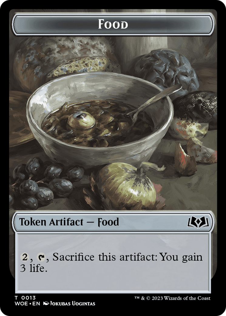 Food (0013) Token [Wilds of Eldraine Tokens] | Magic Magpie