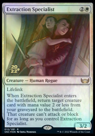 Extraction Specialist [Streets of New Capenna Prerelease Promos] | Magic Magpie
