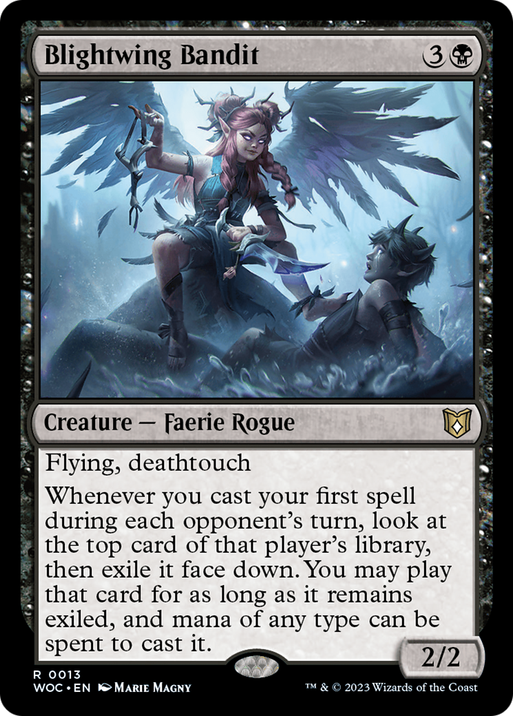 Blightwing Bandit [Wilds of Eldraine Commander] | Magic Magpie