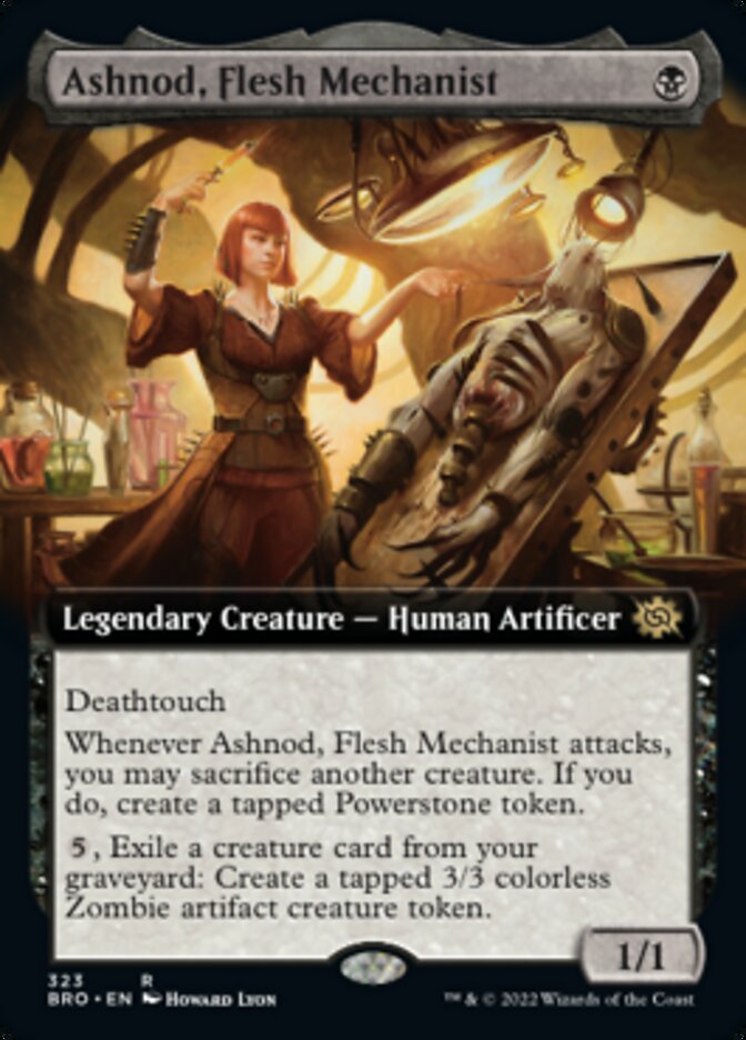 Ashnod, Flesh Mechanist (Extended Art) [The Brothers' War] | Magic Magpie