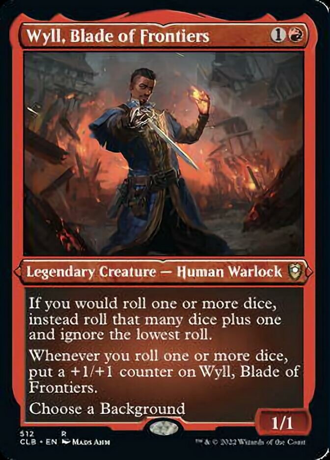 Wyll, Blade of Frontiers (Foil Etched) [Commander Legends: Battle for Baldur's Gate] | Magic Magpie