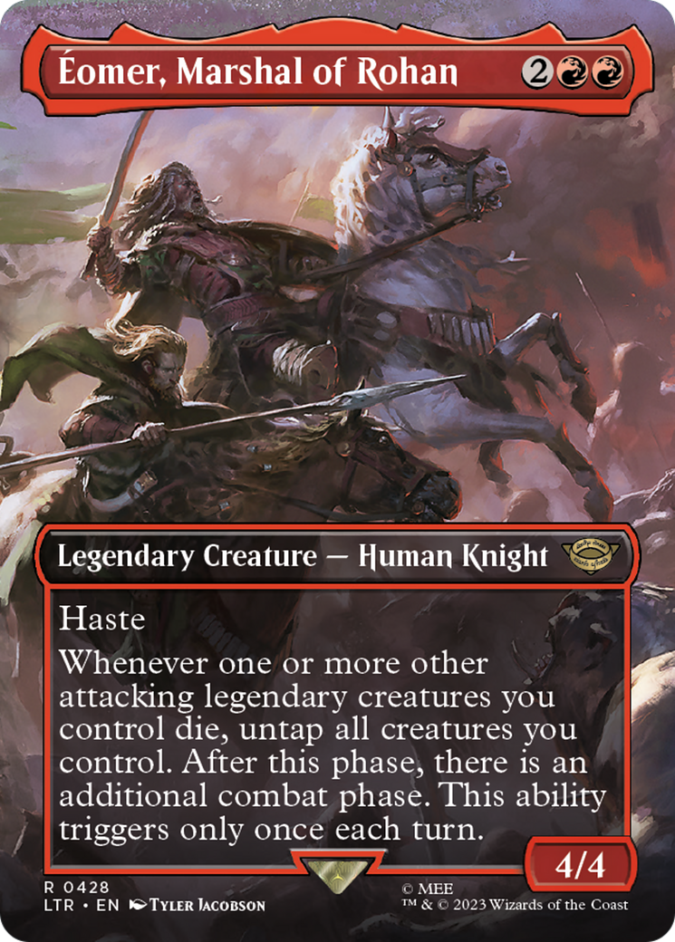 Eomer, Marshal of Rohan (Borderless Alternate Art) [The Lord of the Rings: Tales of Middle-Earth] | Magic Magpie