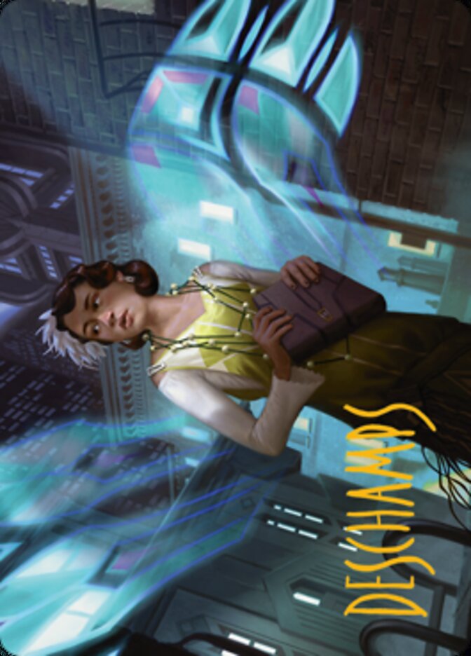 Giada, Font of Hope 1 Art Card (Gold-Stamped Signature) [Streets of New Capenna Art Series] | Magic Magpie