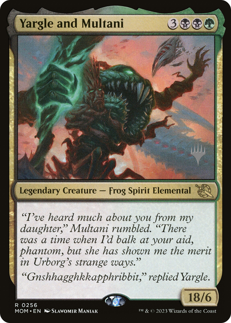 Yargle and Multani (Promo Pack) [March of the Machine Promos] | Magic Magpie