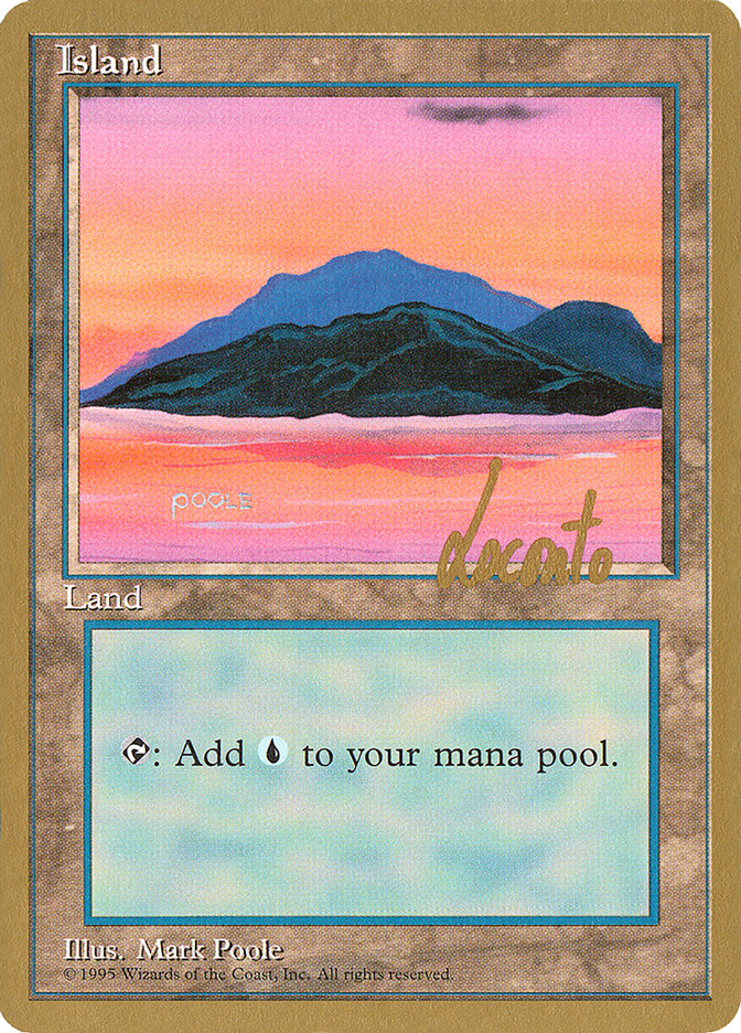 Island (ml369) (Michael Loconto) [Pro Tour Collector Set] | Magic Magpie