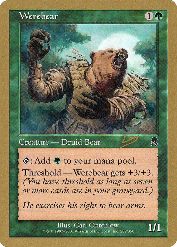 Werebear (Raphael Levy) [World Championship Decks 2002] | Magic Magpie