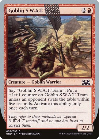 Goblin S.W.A.T. Team [Unsanctioned] | Magic Magpie