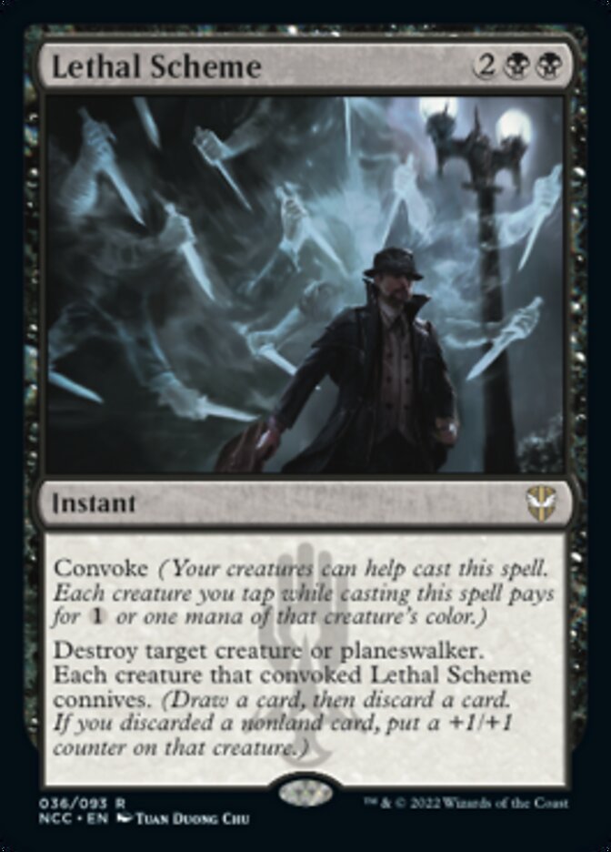 Lethal Scheme [Streets of New Capenna Commander] | Magic Magpie