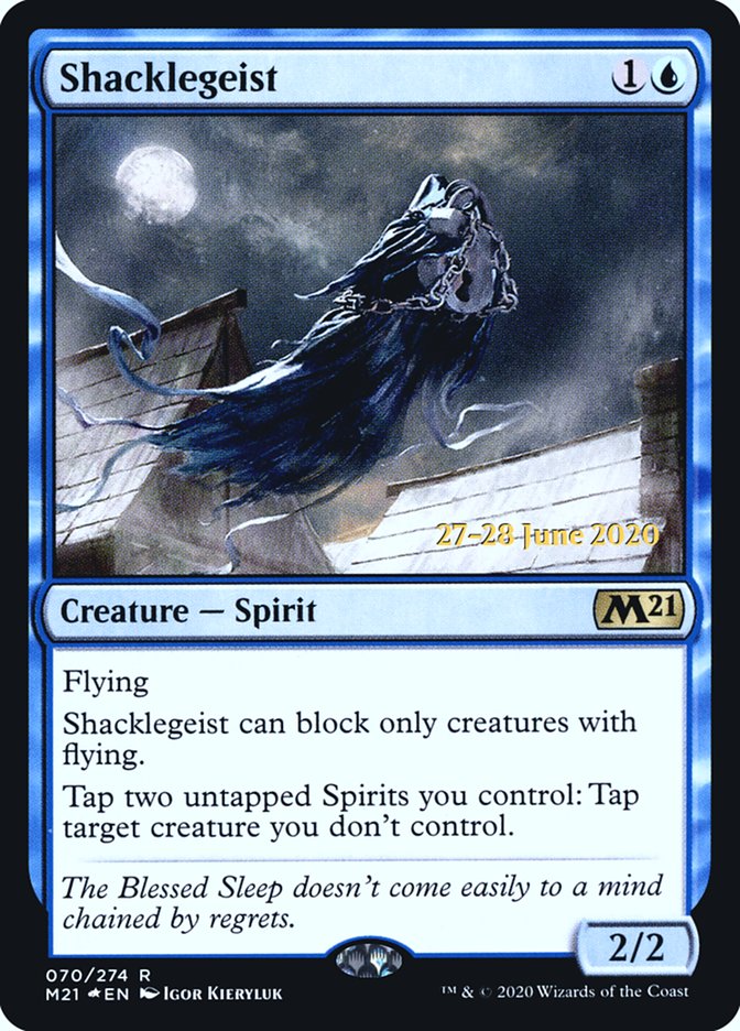 Shacklegeist  [Core Set 2021 Prerelease Promos] | Magic Magpie