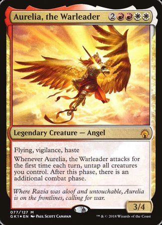 Aurelia, the Warleader [GRN Guild Kit] | Magic Magpie