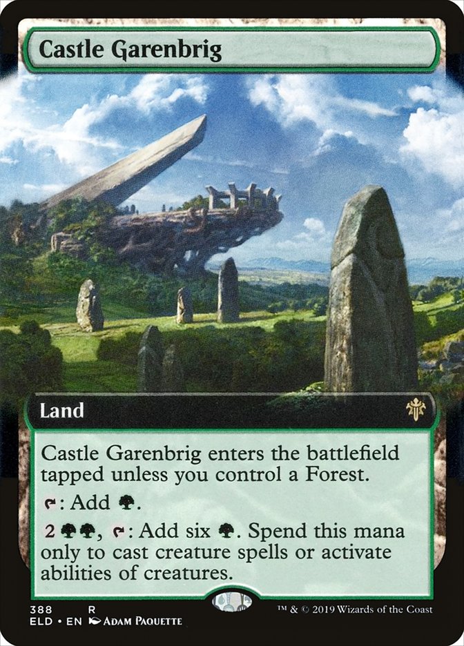 Castle Garenbrig (Extended Art) [Throne of Eldraine] | Magic Magpie