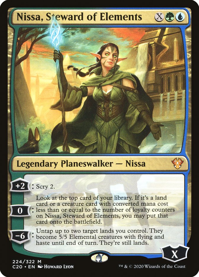 Nissa, Steward of Elements [Commander 2020] | Magic Magpie