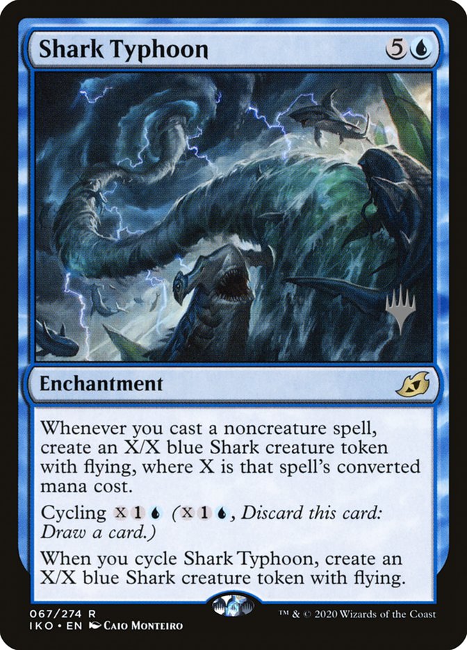 Shark Typhoon (Promo Pack) [Ikoria: Lair of Behemoths Promos] | Magic Magpie