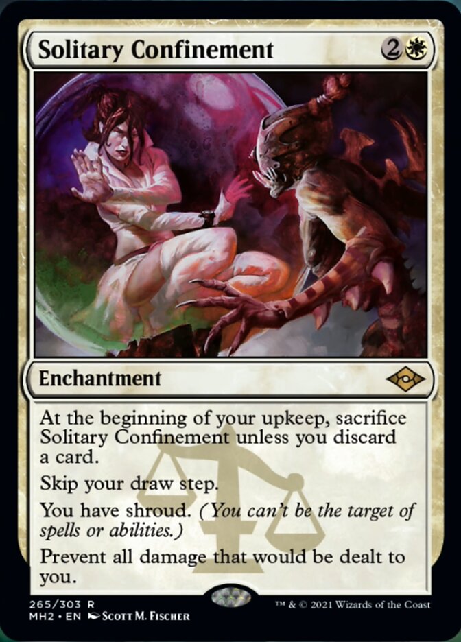 Solitary Confinement (Foil Etched) [Modern Horizons 2] | Magic Magpie