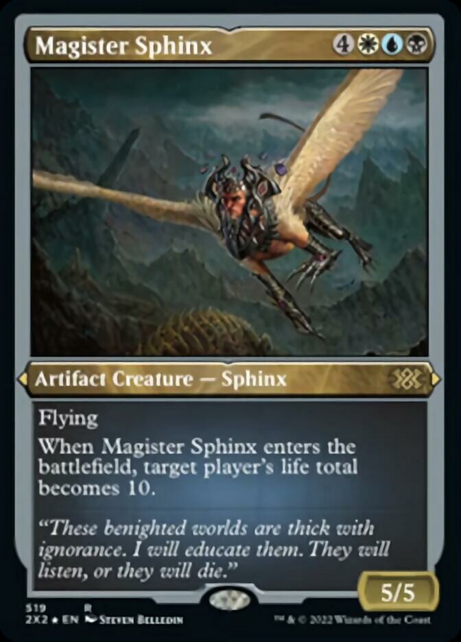 Magister Sphinx (Foil Etched) [Double Masters 2022] | Magic Magpie