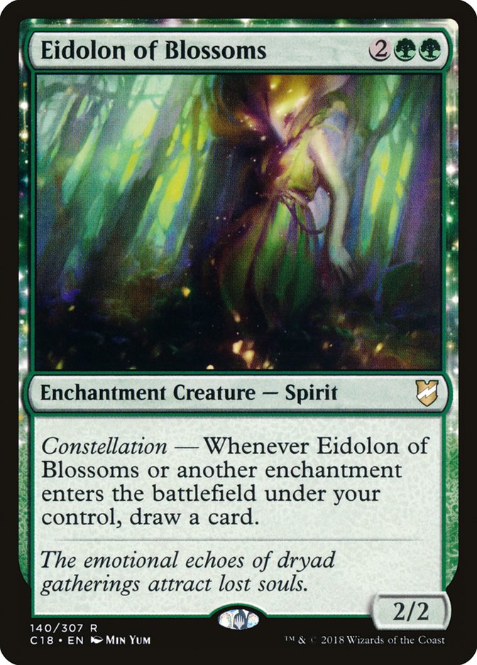 Eidolon of Blossoms [Commander 2018] | Magic Magpie
