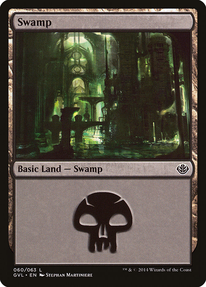 Swamp (60) (Garruk vs. Liliana) [Duel Decks Anthology] | Magic Magpie
