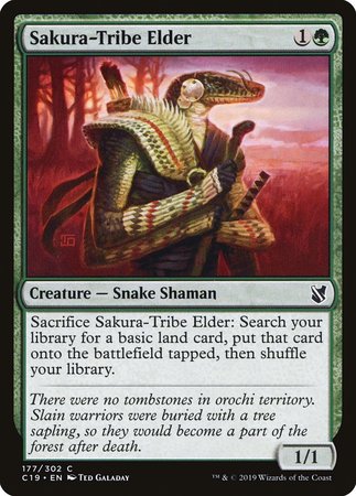 Sakura-Tribe Elder [Commander 2019] | Magic Magpie