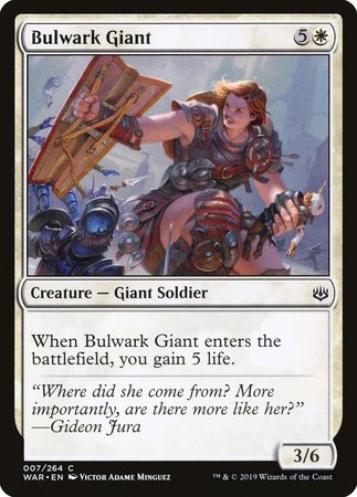 Bulwark Giant [War of the Spark] | Magic Magpie