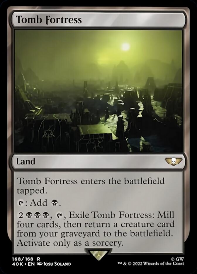 Tomb Fortress (Surge Foil) [Universes Beyond: Warhammer 40,000] | Magic Magpie